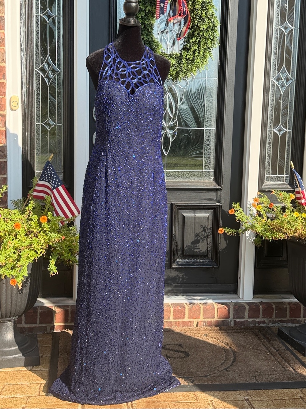 Scala Beaded Gown 💙